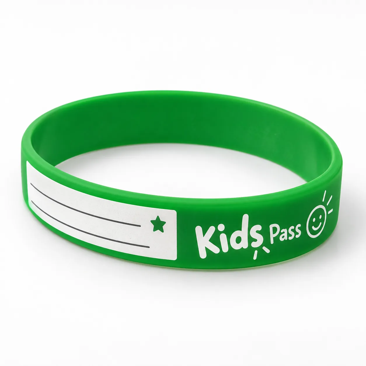 Foto 2 de 3 — Pulseira de Silicone com Espaço para Escrever Vixcard — Vixcard