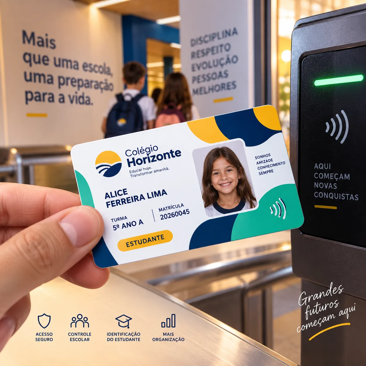 Foto 4 de 5 — Carteirinha Estudantil em PVC Vixcard — Vixcard