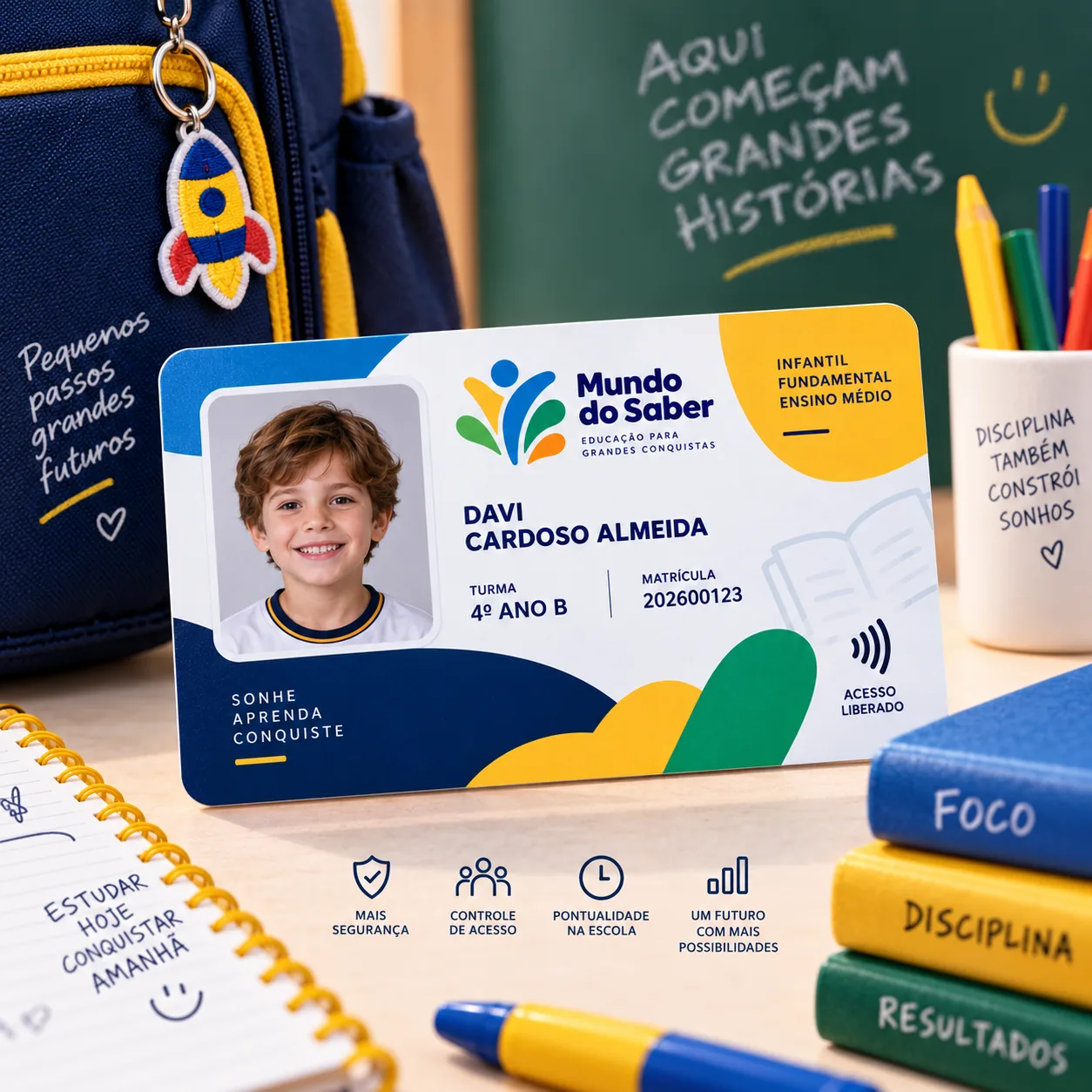 Foto 5 de 5 — Carteirinha Estudantil em PVC Vixcard — Vixcard