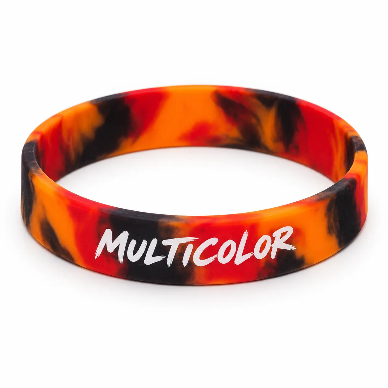 Foto 1 de 3 — Pulseira de Silicone Mesclada em Multicores Vixcard — Vixcard