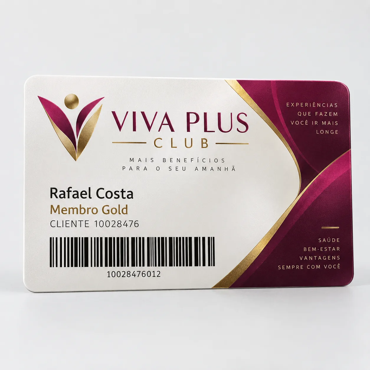 Foto 3 de 3 — Cartão em PVC com código de barras Vixcard — Vixcard