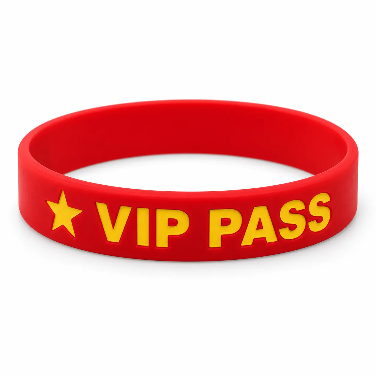 Foto 1 de 3 — Pulseira de Silicone com Baixo Relevo Colorido Vixcard — Vixcard