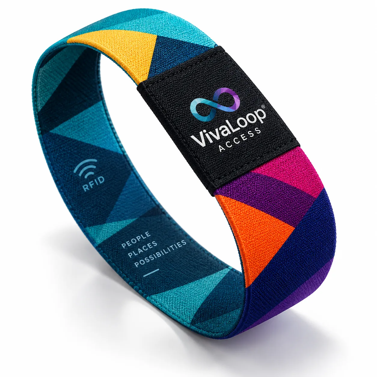 Foto 1 de 2 — Pulseira Elástica RFID/NFC Vixcard — Vixcard
