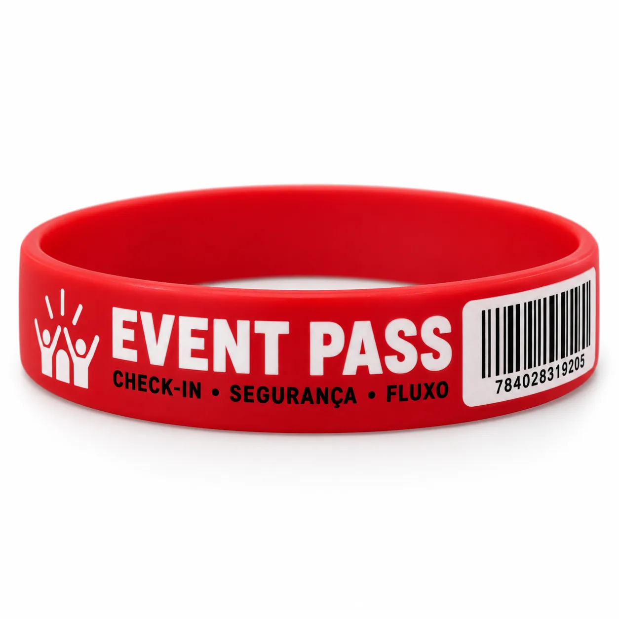 Foto 2 de 3 — Pulseira de Silicone com Código de Barras Vixcard — Vixcard