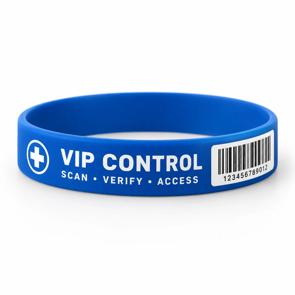 Foto 1 de 3 — Pulseira de Silicone com Código de Barras Vixcard — Vixcard