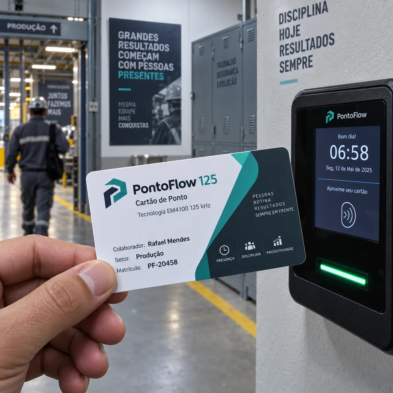 Cartão de Proximidade 125 kHz EM4100 — Vixcard