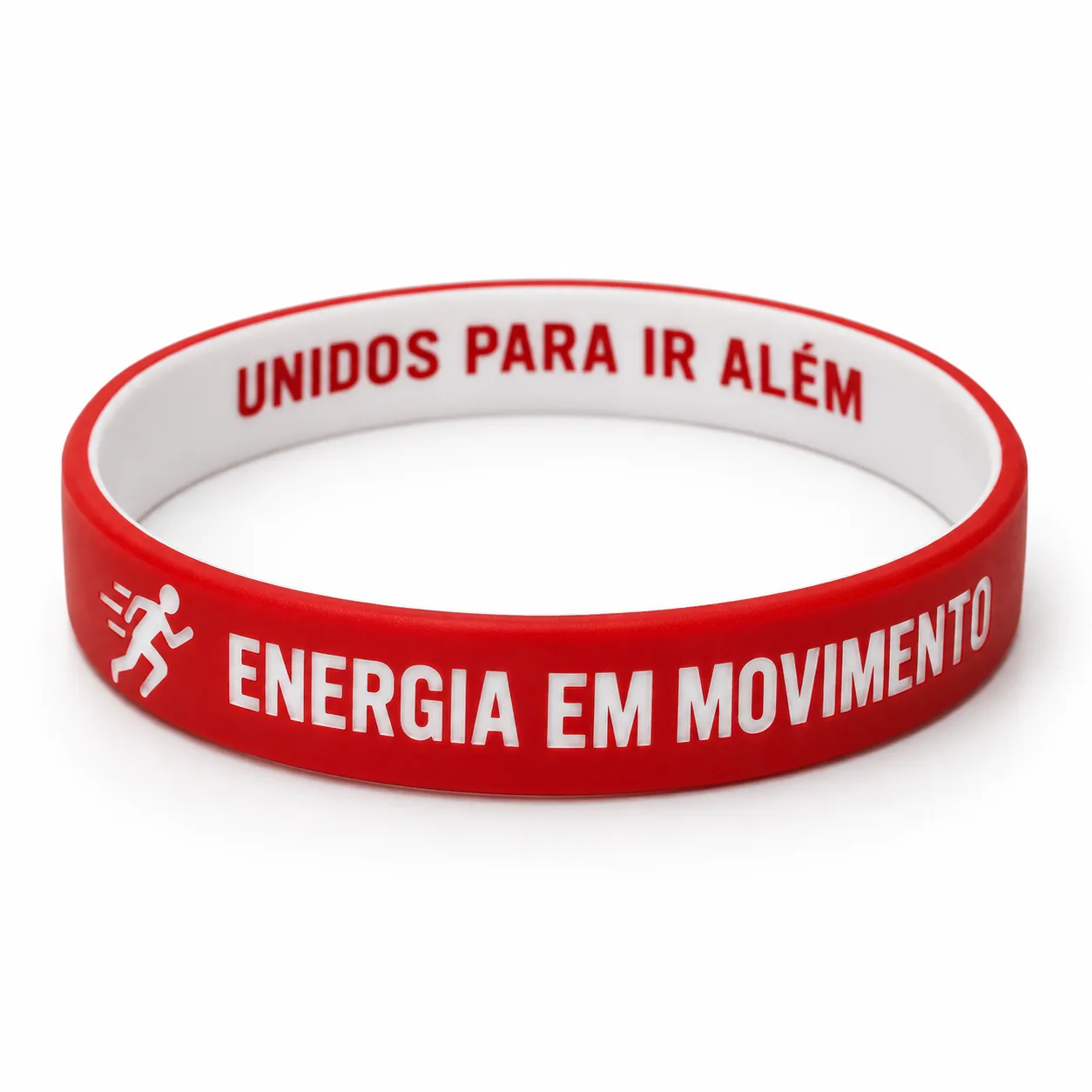 Foto 1 de 3 — Pulseira de Silicone com Dupla Gravação Vixcard — Vixcard