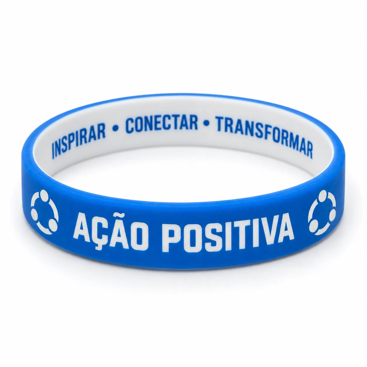 Foto 3 de 3 — Pulseira de Silicone com Dupla Gravação Vixcard — Vixcard