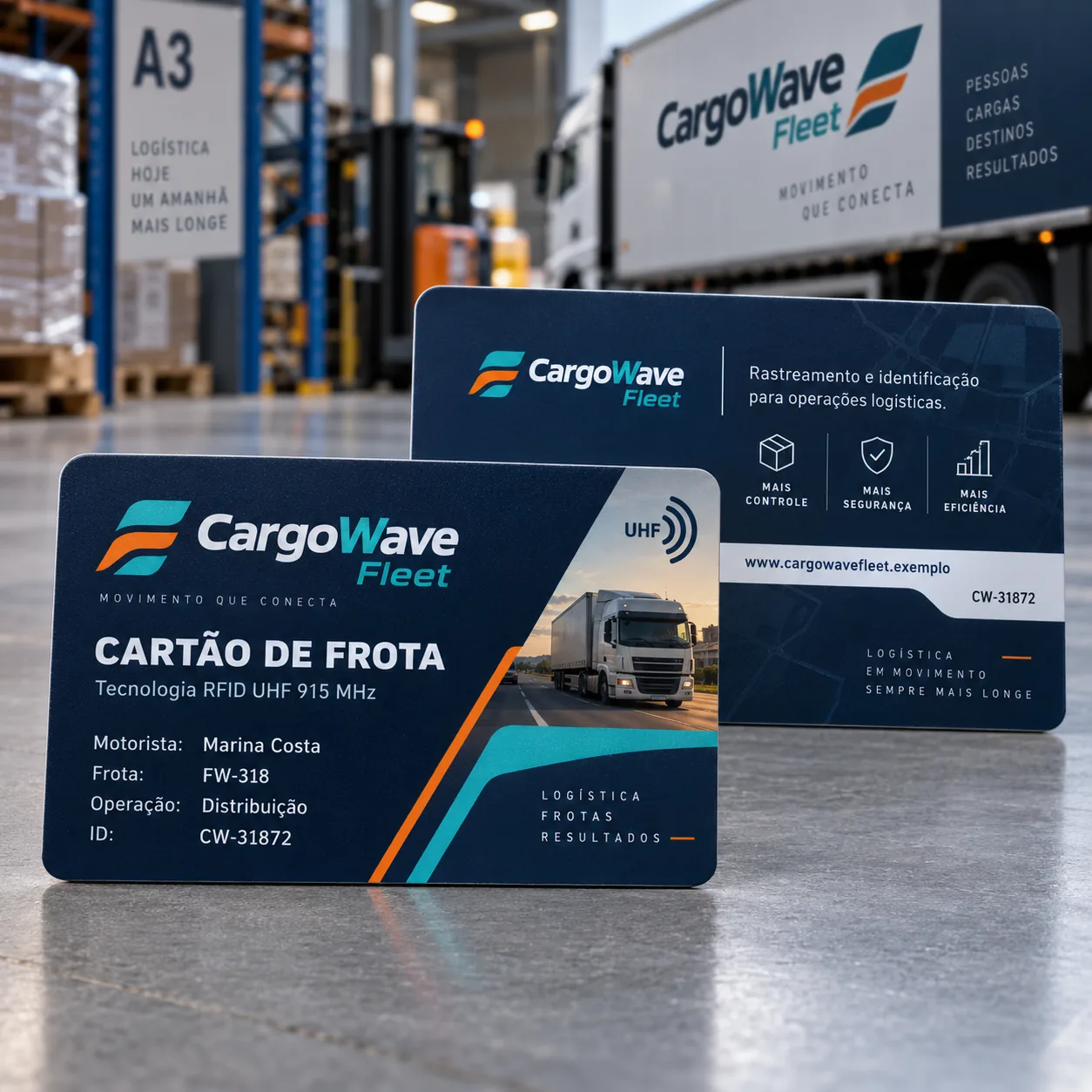 Foto 2 de 5 — Cartão RFID UHF (915 MHz) Vixcard — Vixcard