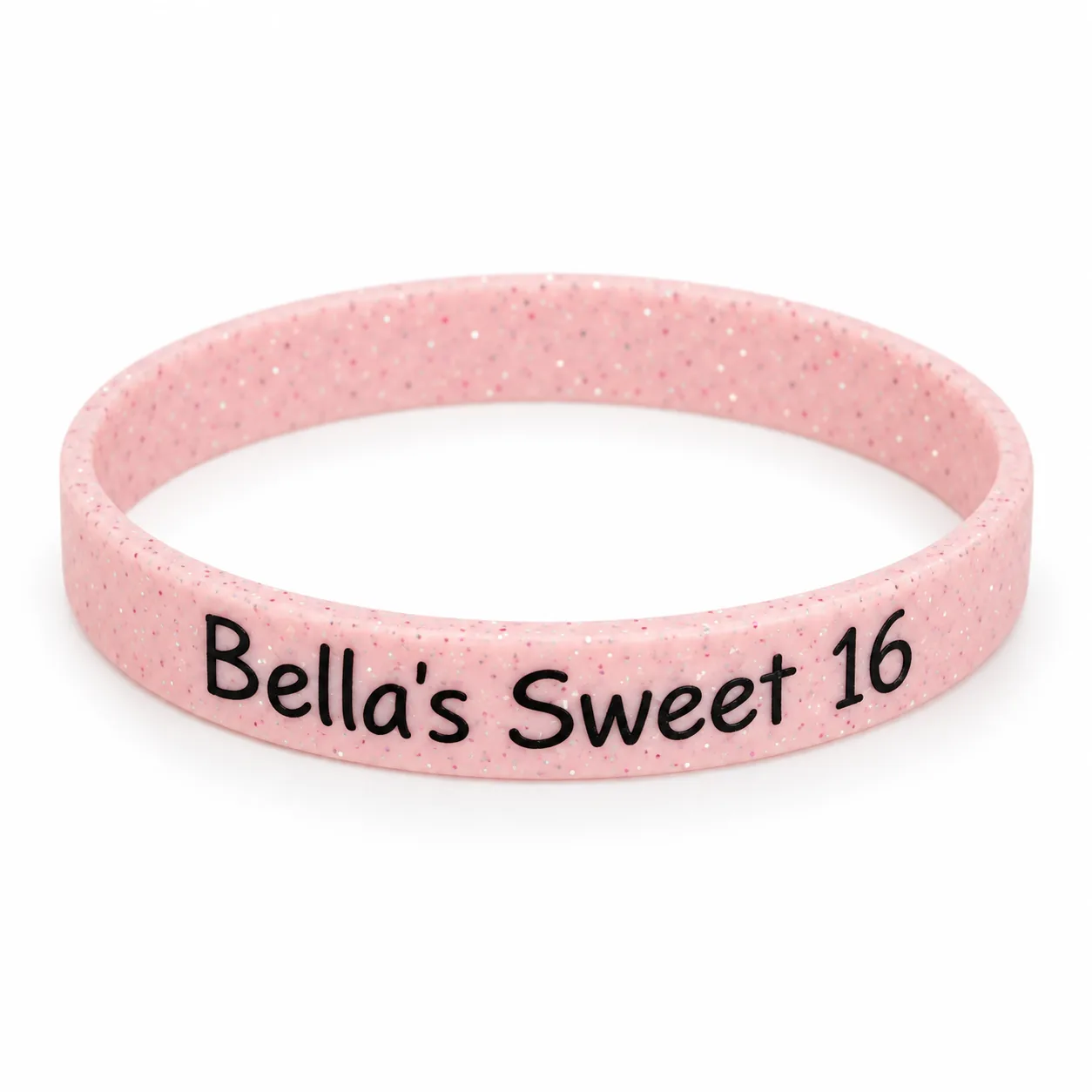 Foto 1 de 3 — Pulseira de Silicone com Glitter Vixcard — Vixcard