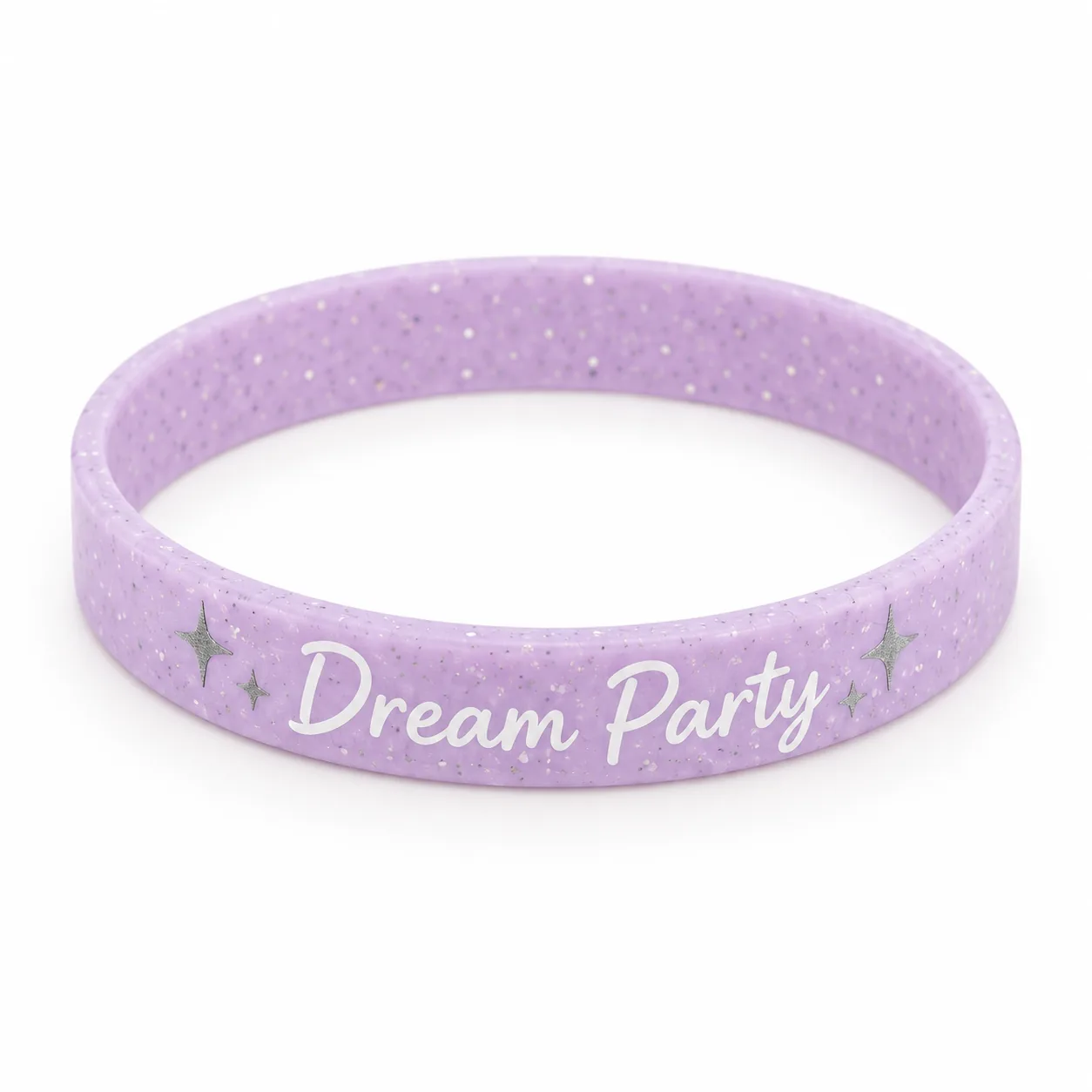 Foto 2 de 3 — Pulseira de Silicone com Glitter Vixcard — Vixcard