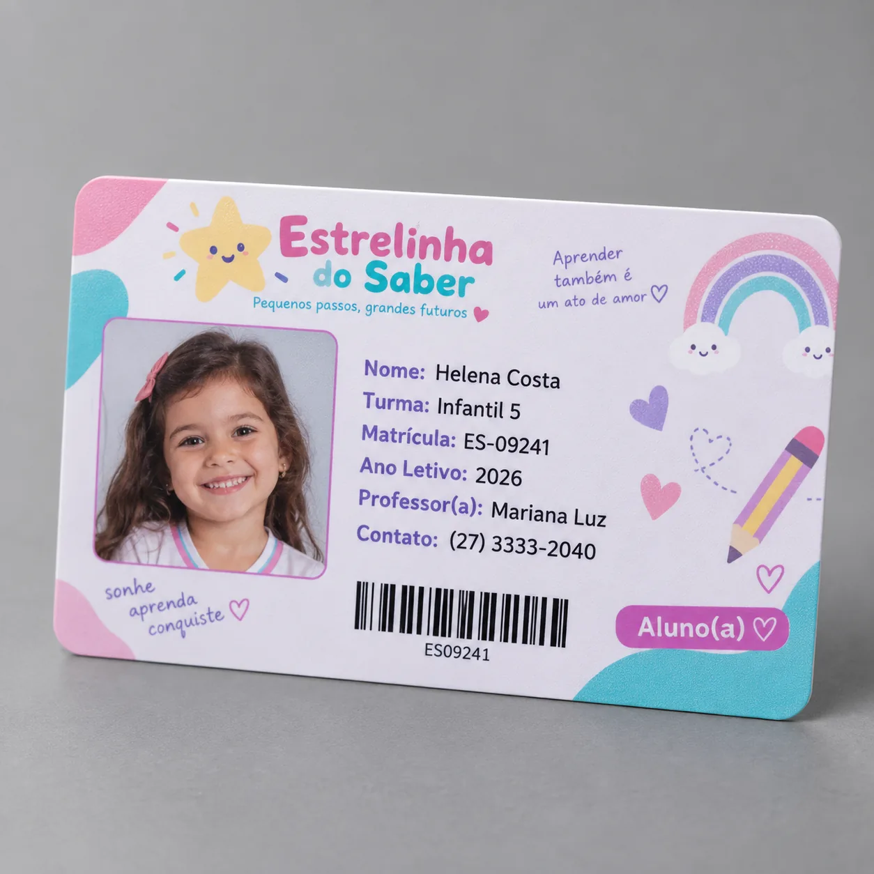 Foto 2 de 3 — Carteirinha Estudantil personalizada Vixcard — Vixcard