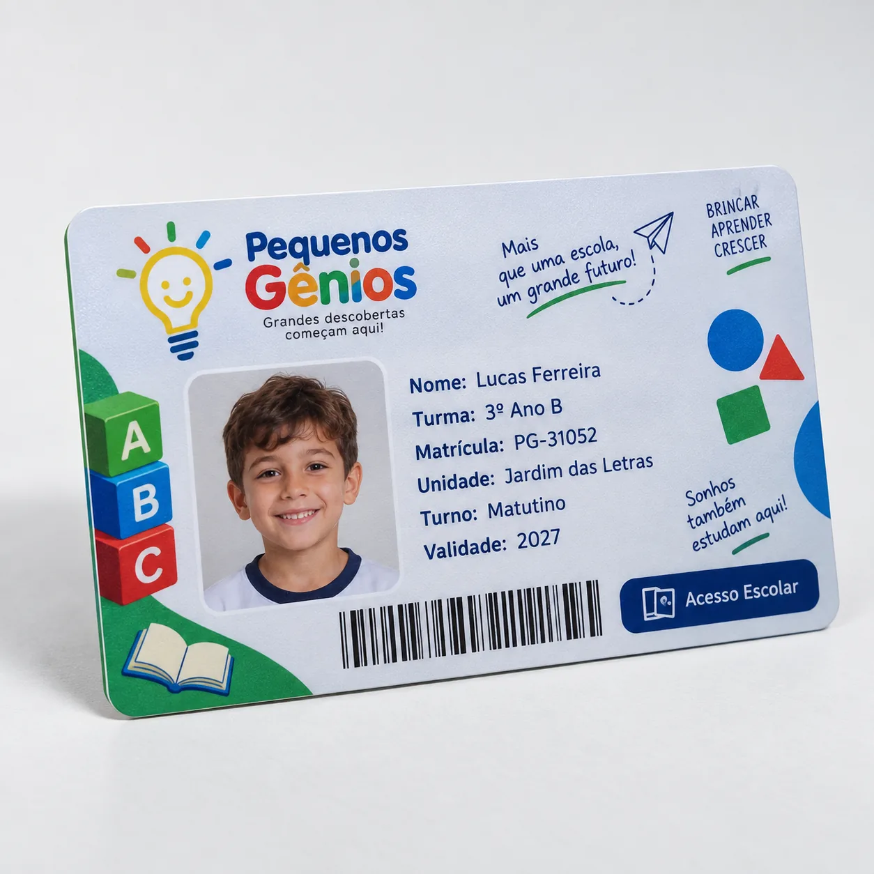 Foto 3 de 3 — Carteirinha Estudantil personalizada Vixcard — Vixcard